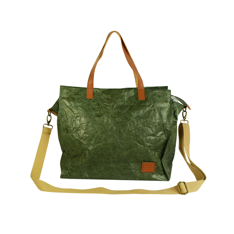 新款創意復古杜邦紙電腦背包，棕色杜邦紙電腦包